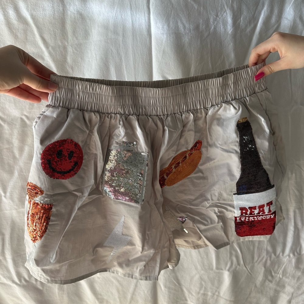 Queen of Sparkles Game Day Icon Shorts